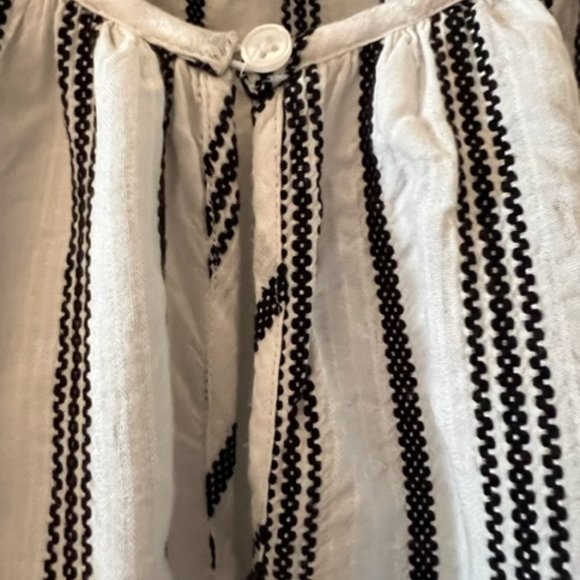 Cotton Peasant Blouse by London Designer - Picture 4 of 8